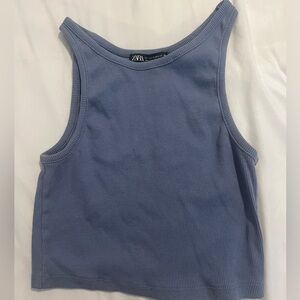 Zara blue tank top